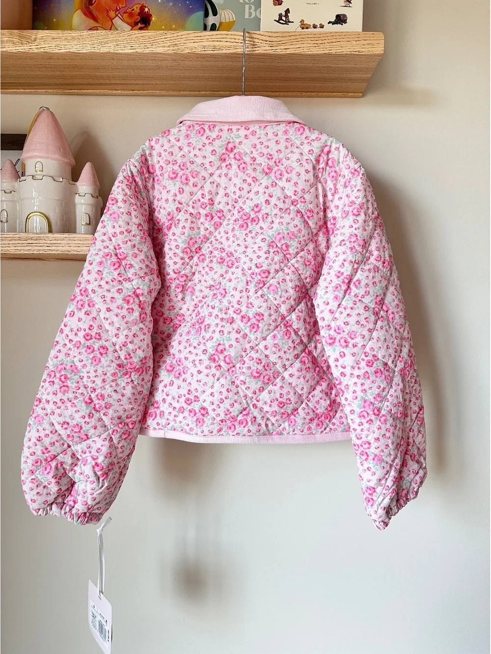 Girls' Charlotte Roseheart Quilted Barn Jacket - LoveShackFancy x Target - Sz S